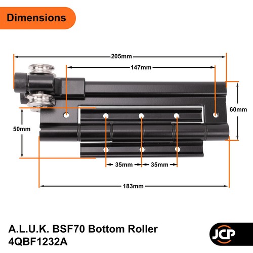 Bifold door top guide bottom - bifold,