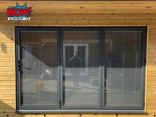 Aluminium bifold fold - aluminium, bi