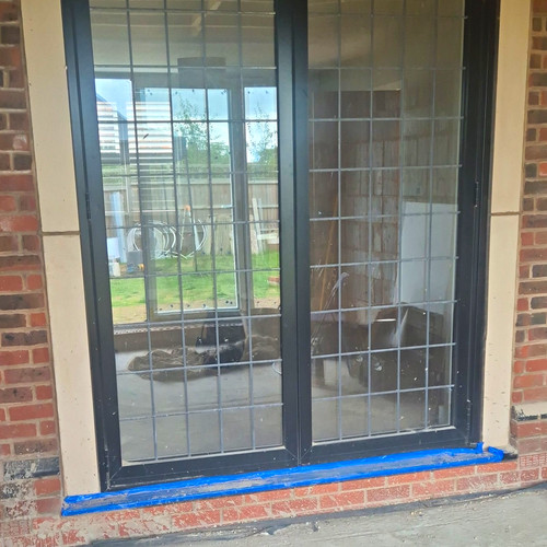 Aluminium fold door - aluminium,