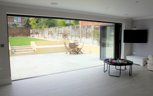 Aluminium folding doors - bi-folding,