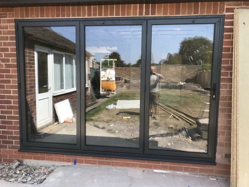 Aluminium folding doors - aluminium, –