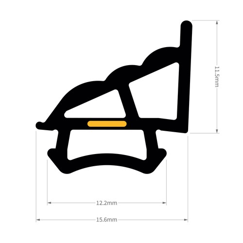 Bifold door rubber gasket - bifold,