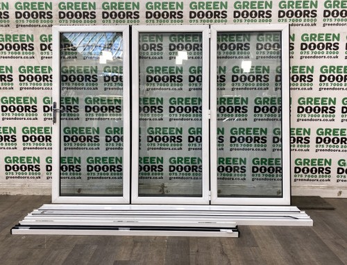 Aluminium folding white - bi-folding,