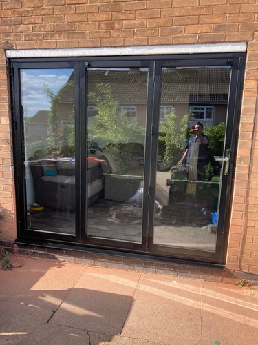 Aluminium fold doors - aluminium,