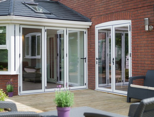 Aluminium fold doors high - doors, /