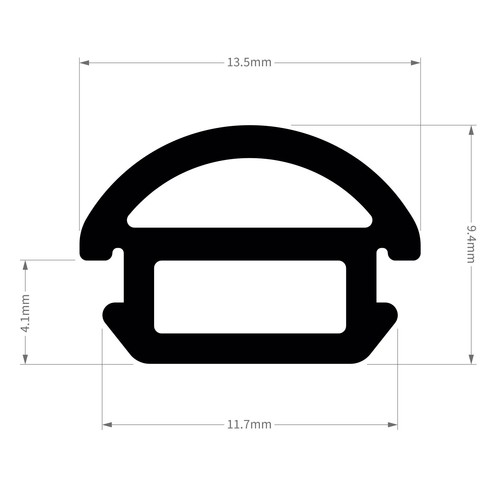 Bifold door rubber - door, gasket