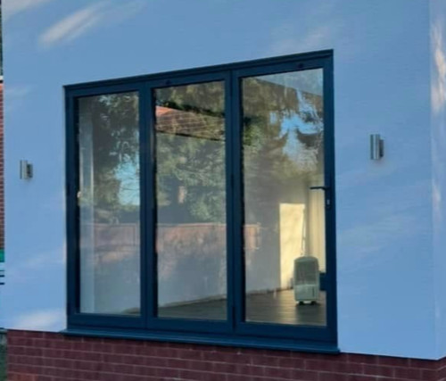 Aluminium folding patio doors - aluminium,
