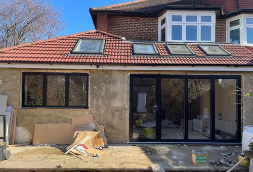 Aluminium folding doors - aluminium,