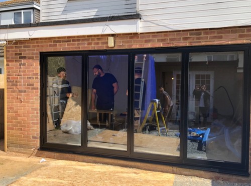 Aluminium folding doors - aluminium,