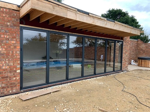 Aluminium bifold fold - aluminium, bi
