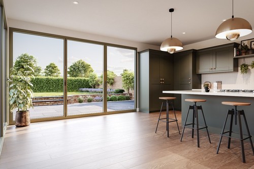 Slim bespoke bifold doors - doors, 87mm