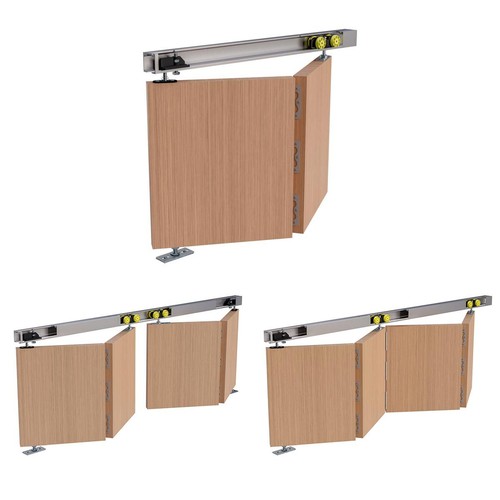 Folding door track bifold - door,