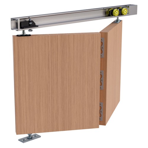 Folding doors track - doors, kit